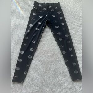 Black Terez Leggings Lips size Medium